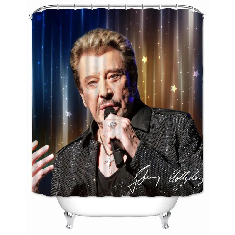 Rideau de Douche Johnny Hallyday
