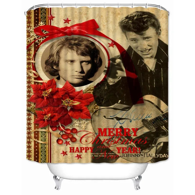 Rideau de Douche Johnny Hallyday