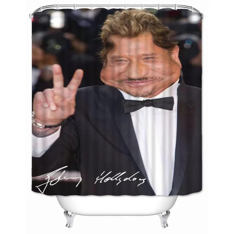 Rideau de Douche Johnny Hallyday