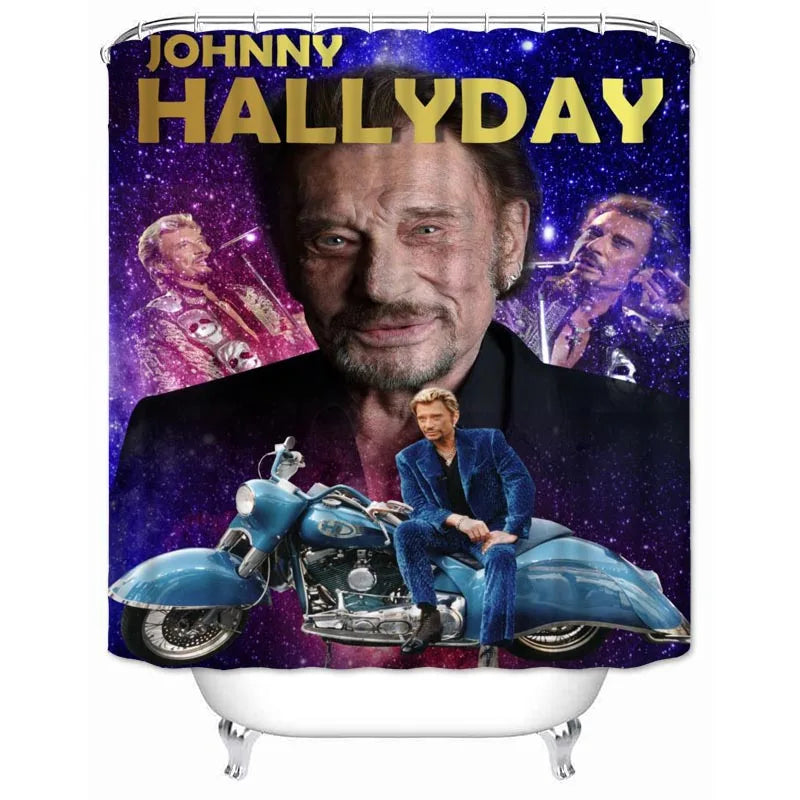 Rideau de Douche Johnny Hallyday