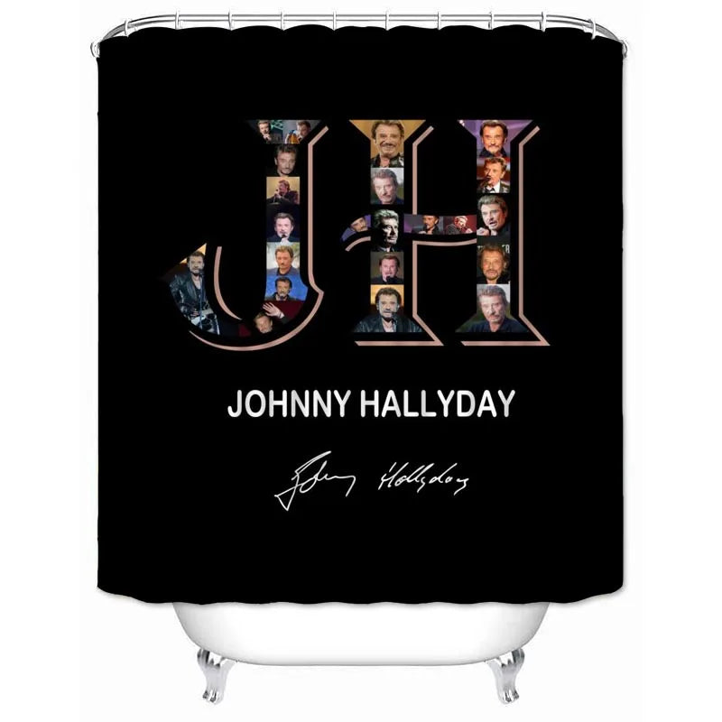 Rideau de Douche Johnny Hallyday