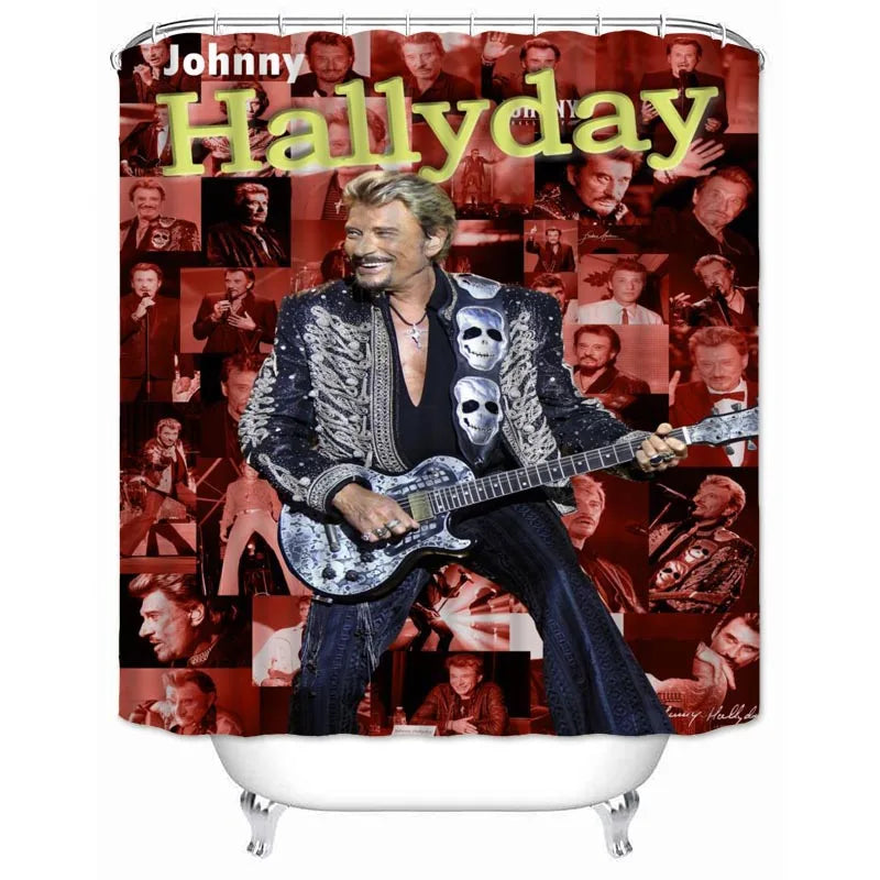 Rideau de Douche Johnny Hallyday