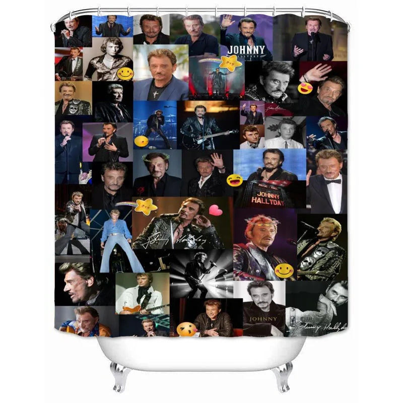 Rideau de Douche Johnny Hallyday