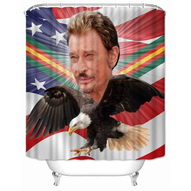 Rideau de Douche Johnny Hallyday